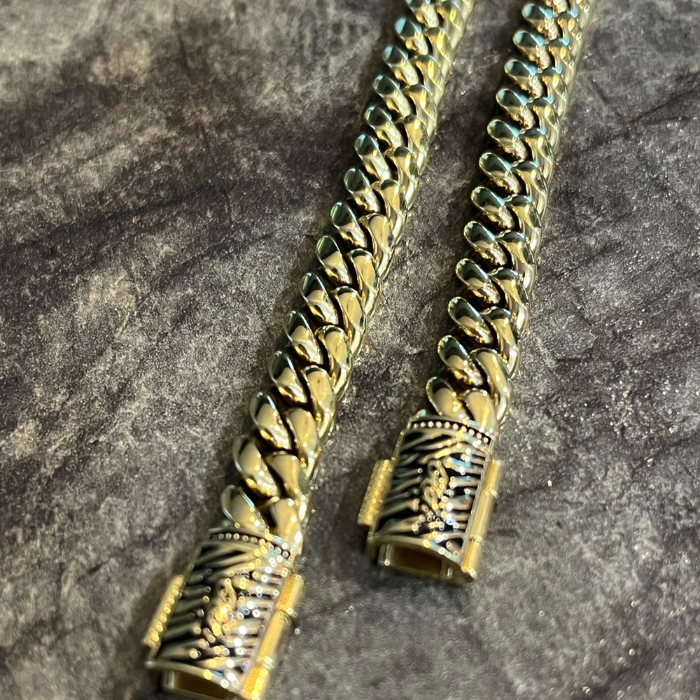 Gld Shop Miami Cuban Chain Bracelet Combo